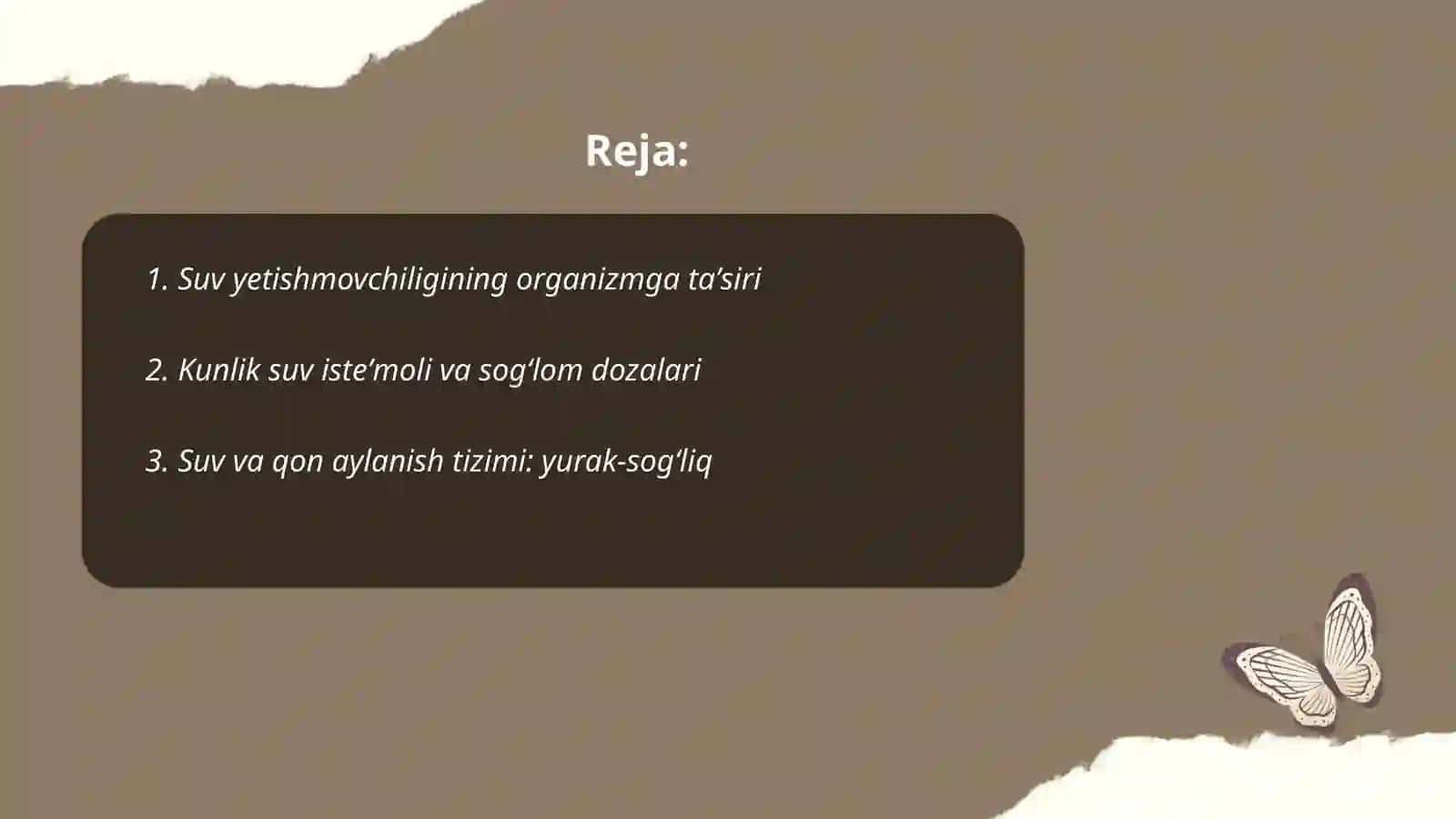 Suvning salomatlikka ta'siri 2