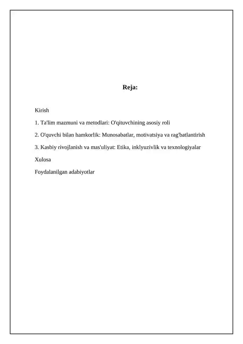 Oʻqituvchining tarbiyachi sifatida oʻrni 2