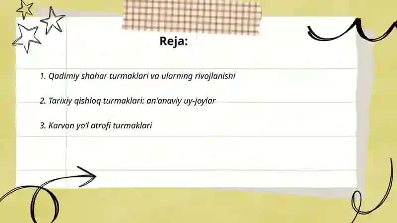 Qadimiy shahar turmaklari va ularning rivojlanishi 2