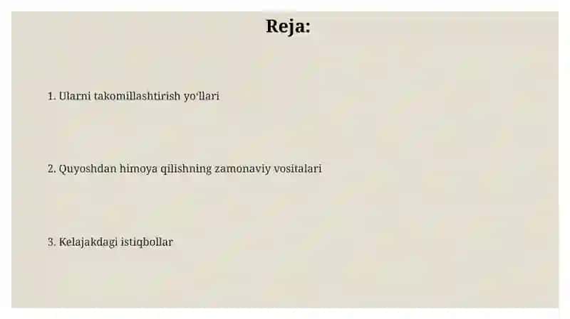 Ularni takomillashtirish yo‘llari 2