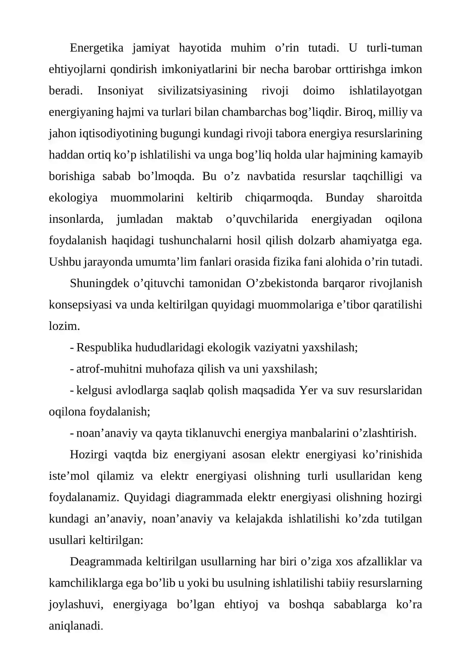 Quyosh energiyasidan foydalanish 2