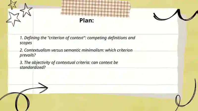 Criterion of Context 2