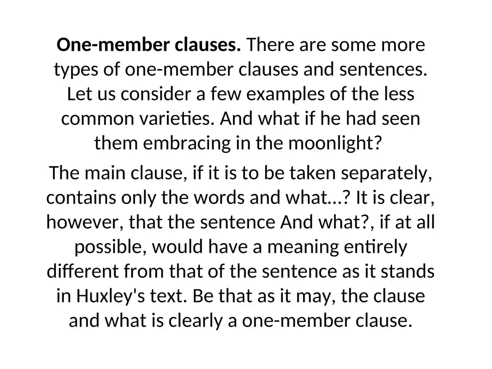 Types and functions of syntactical stylistic devices: one member sentence, Ellipsis, Inversion. Rhetorical Question. Repetition 2