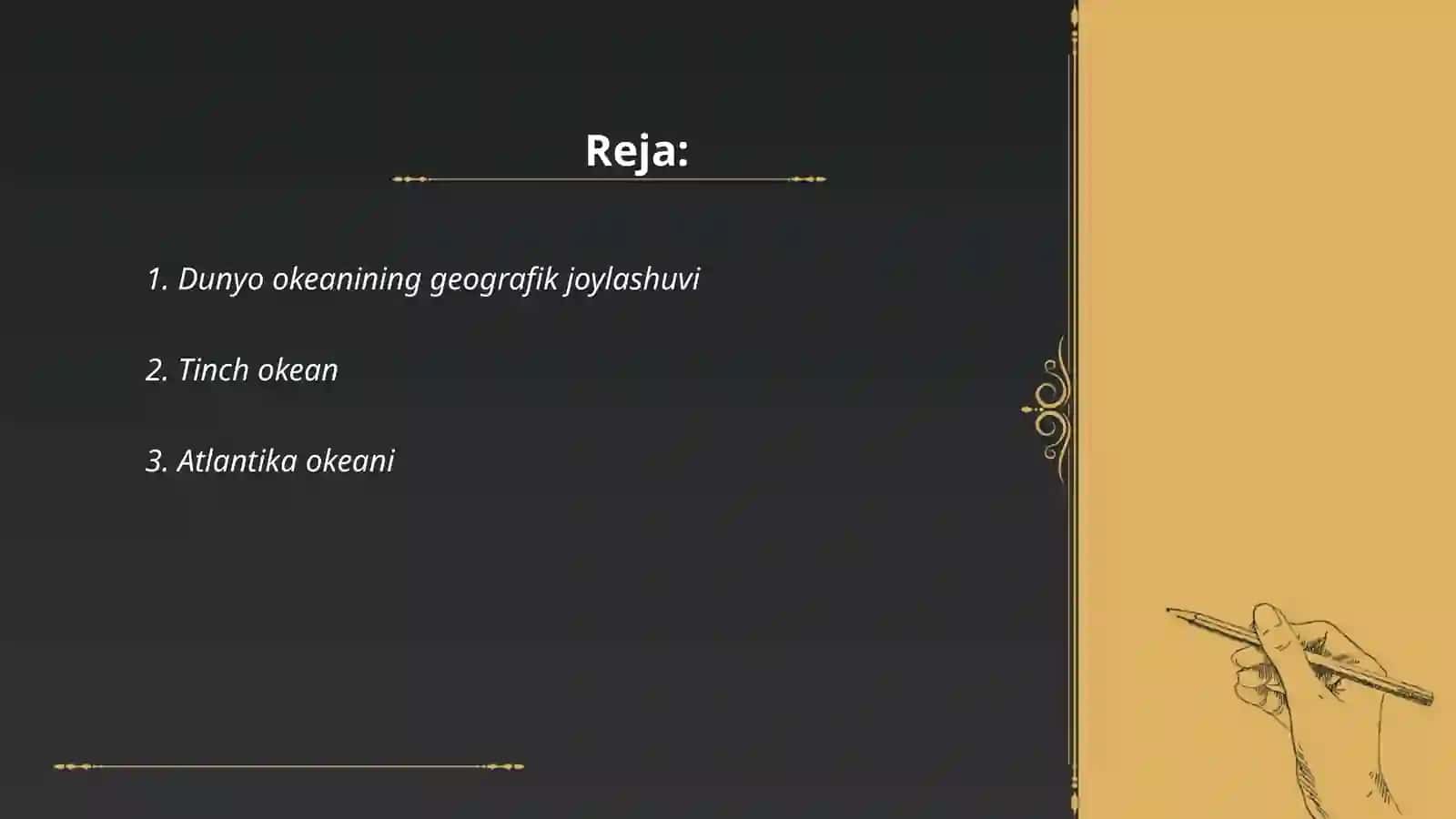 Dunyo okeani va uning qisimlari 2