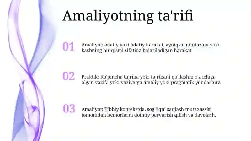 Amaliyot 2