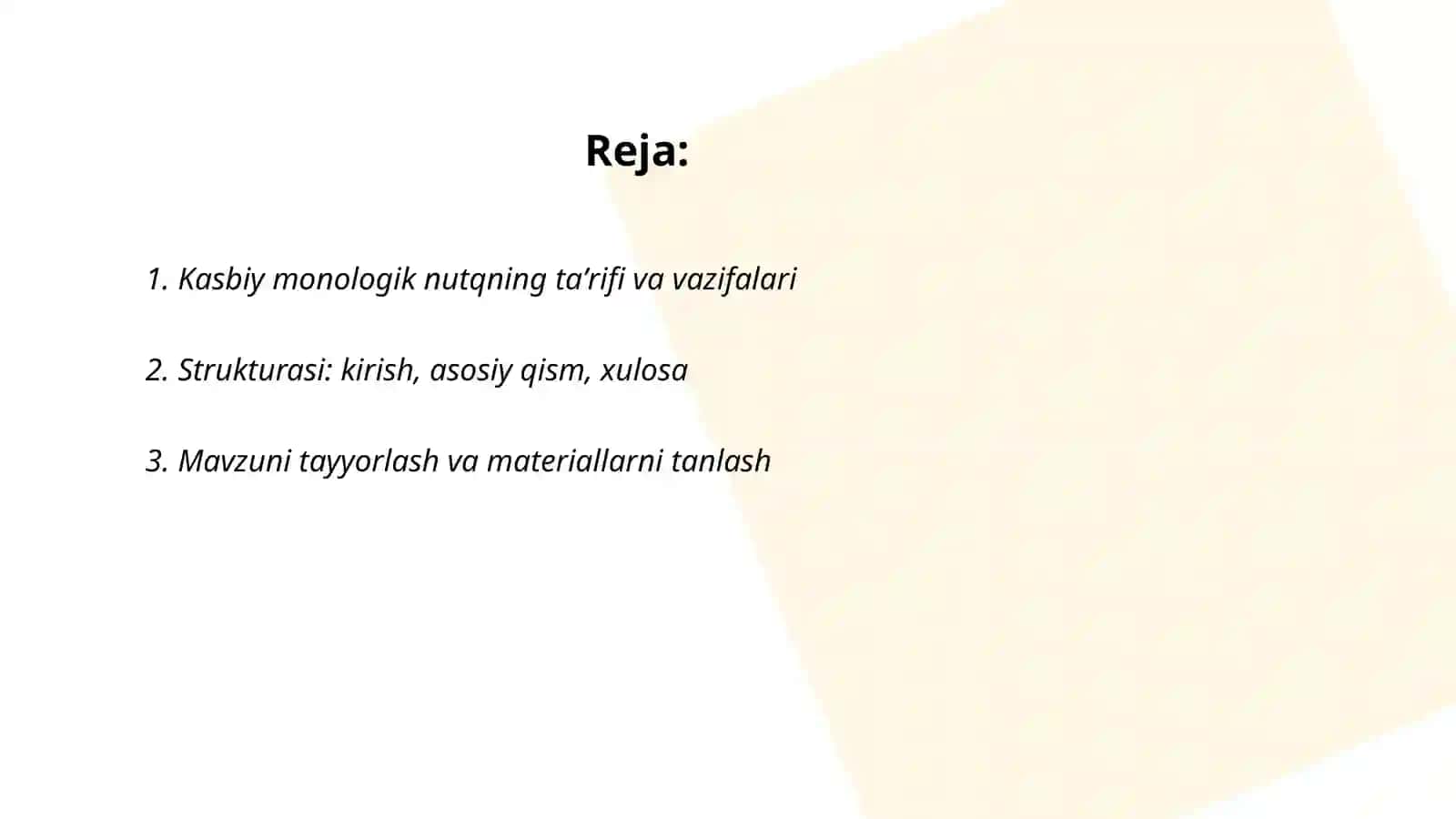Kasbiy monologik nutq 2