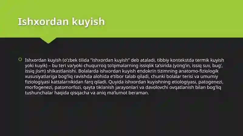 Ishqordan kuyish 2