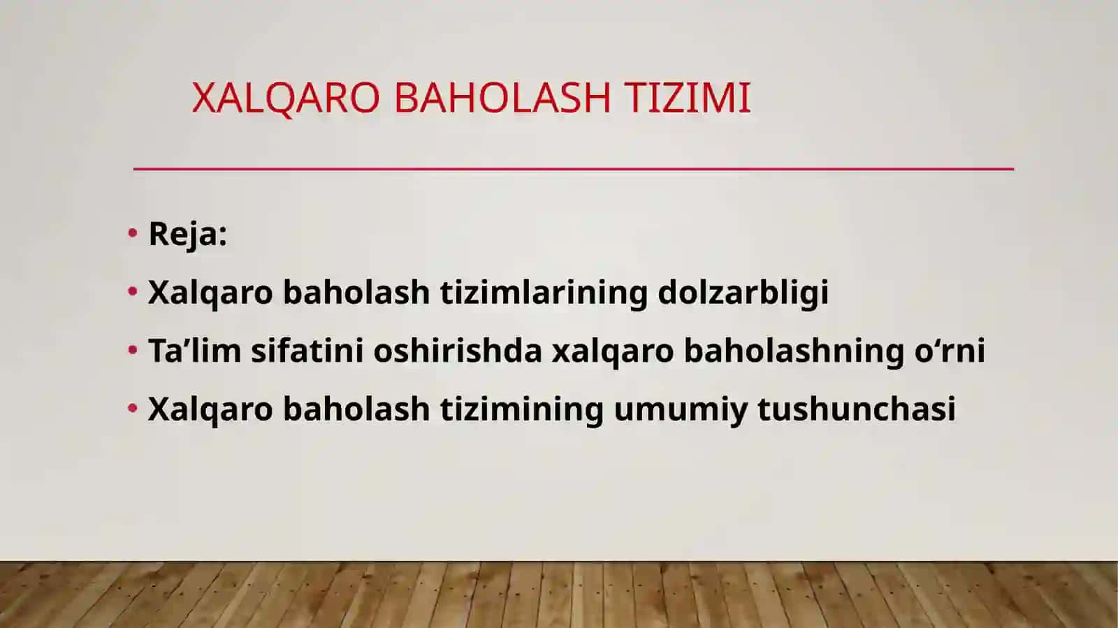 Xalqaro baholash tizimi 2