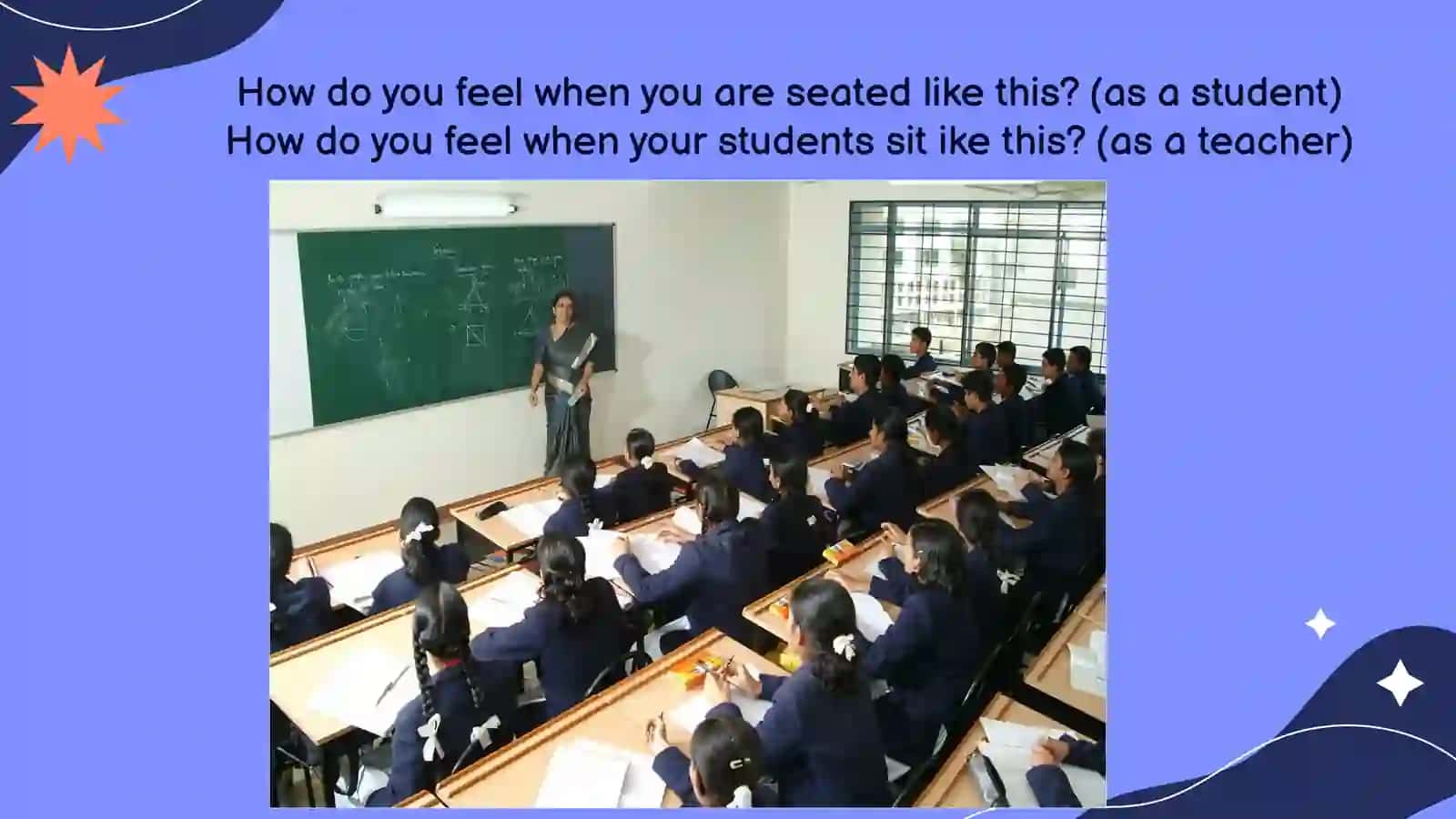 different classroom layouts for specific activities and avoiding chaos during rearrangements 2