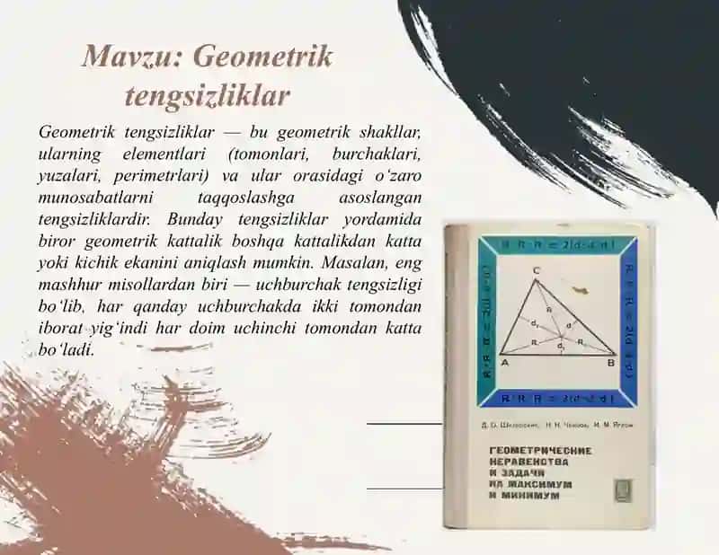 Geometrik tengsizliklar 2