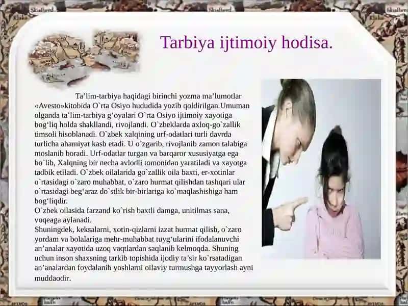 Ta’lim-tarbiya haqida 2