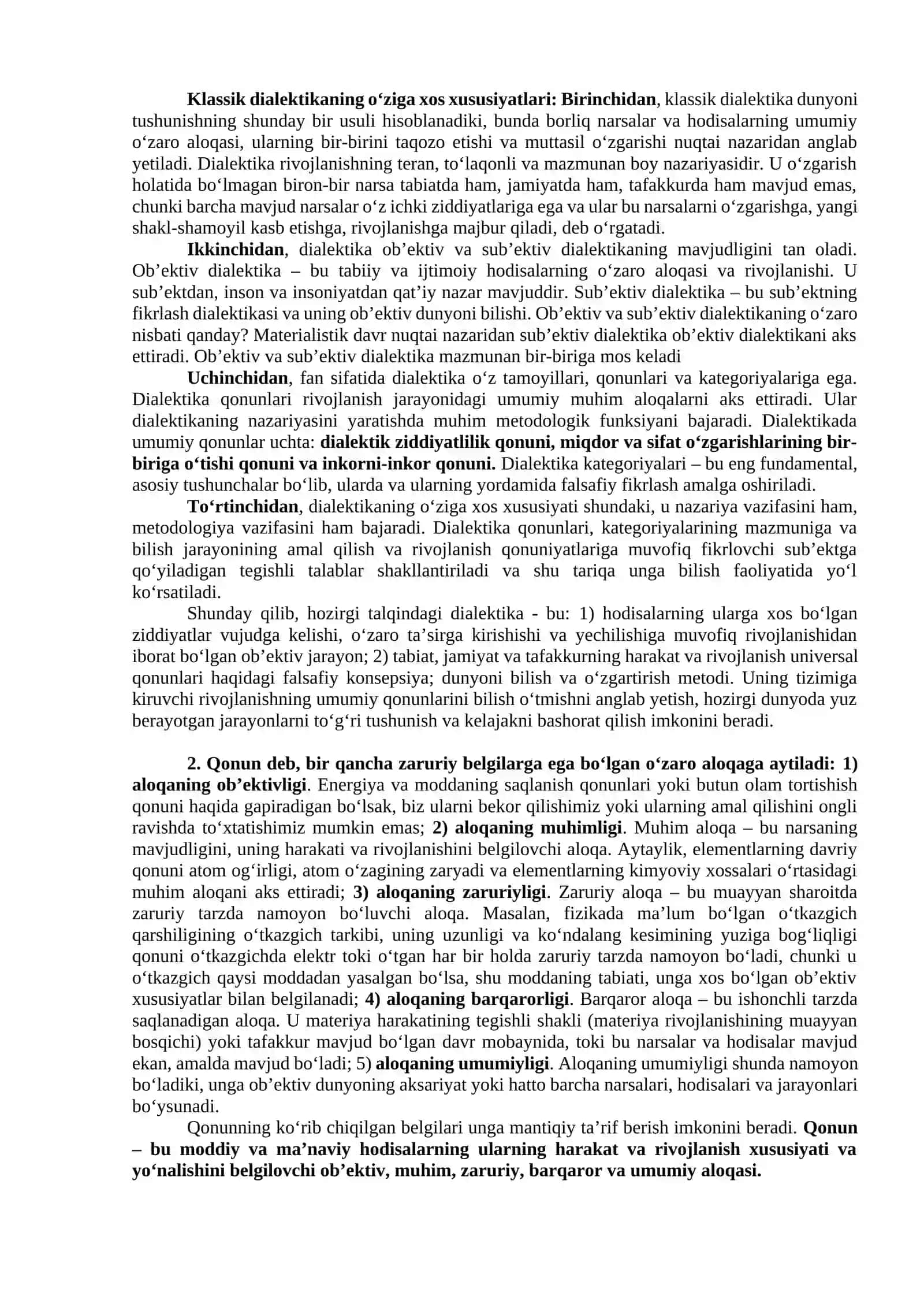 FALSAFANING QONUN VA KATEGORIYALARI 2