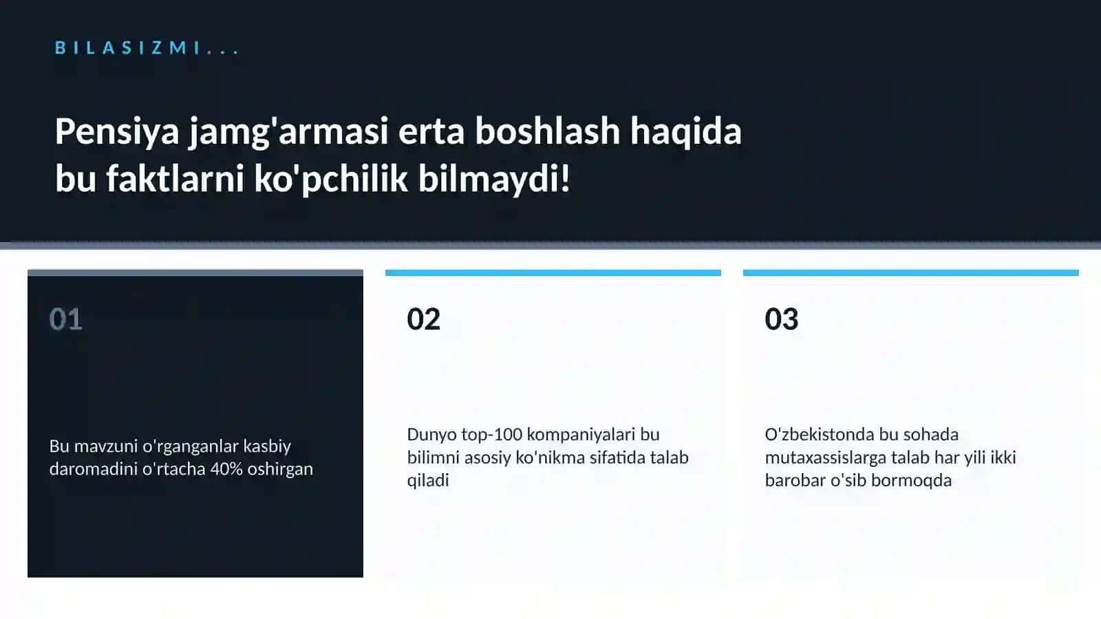 Pensiya jamg'armasi erta boshlash 2
