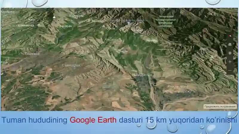 Parkent tumani  Tabiiy geografiyasi 2