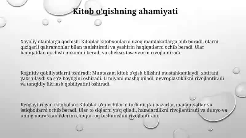 Kitobxonlik 2