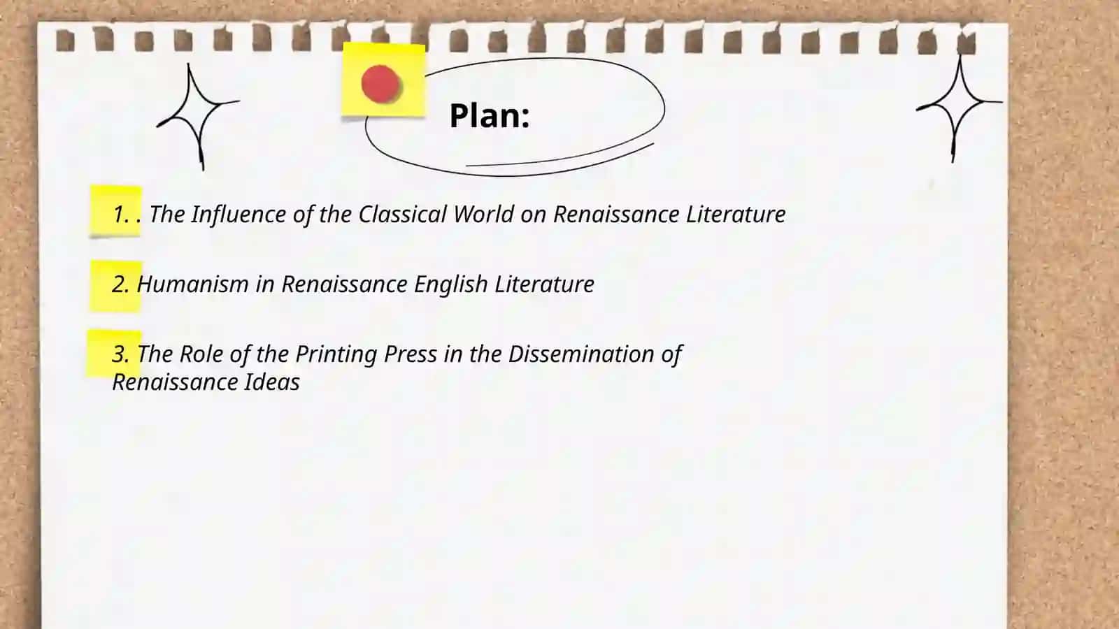 RENAISSANCE IN ENGLISH LITERATURE 2