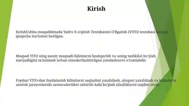 Yadro Itqitish Texnikasini O`Rgatish 2