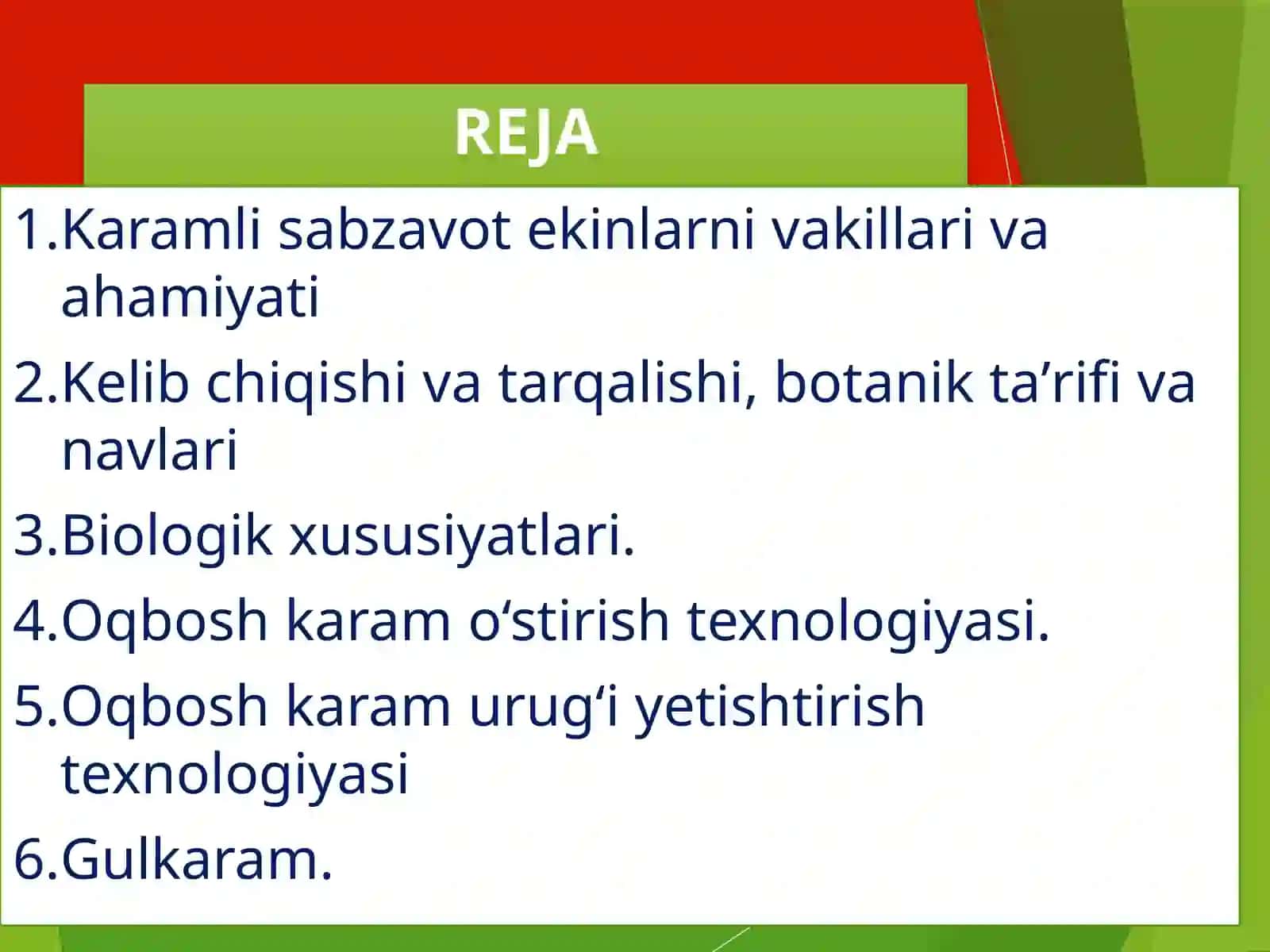 Karamli sabzavotlar 2