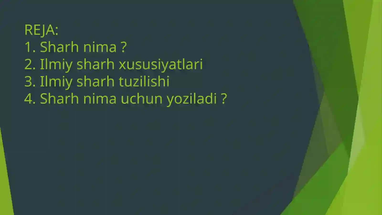 Ilmiysharh.Ilmiysharhtuzishqoidalari 2