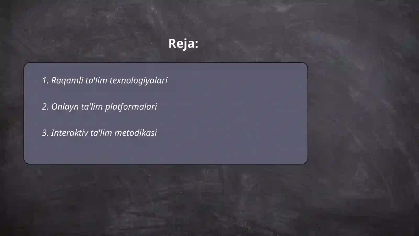 Raqamli ta'lim texnologiyalari 2