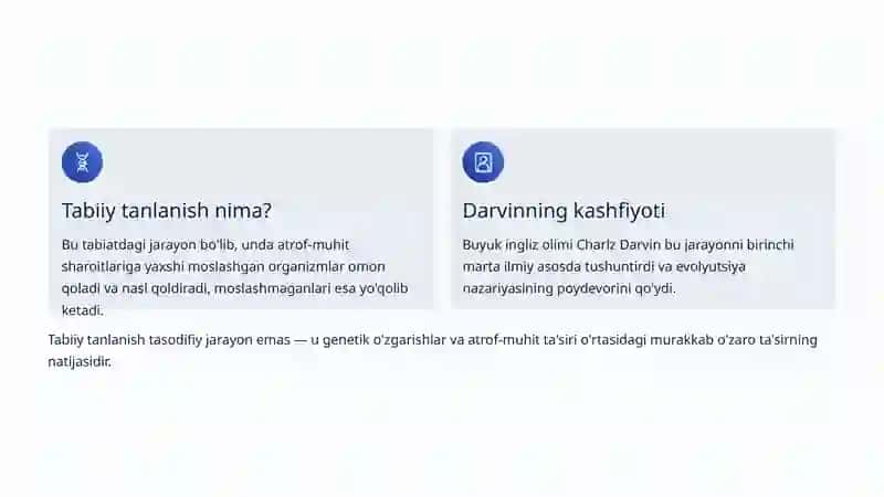 Tabiiy tanlanish 2