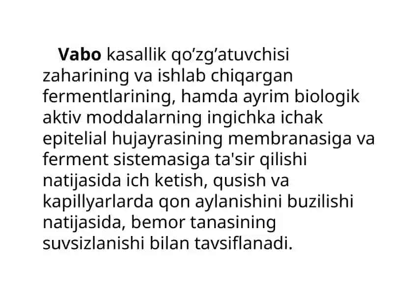 VABO (cholera) 2