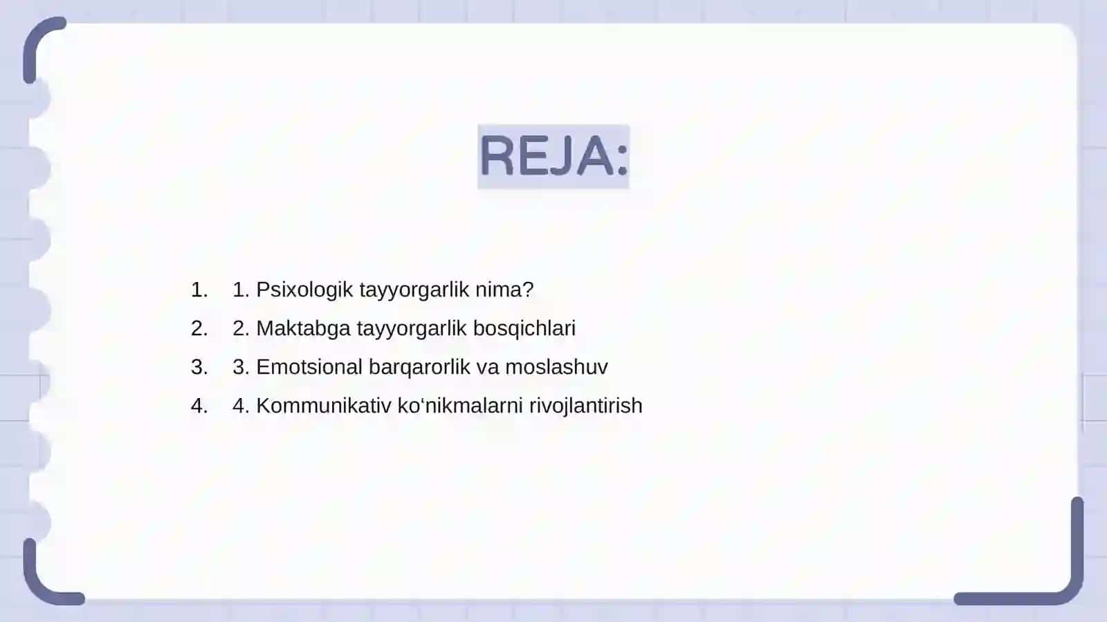 Bolalarni maktabga psixolagig tayyorgarligi 2
