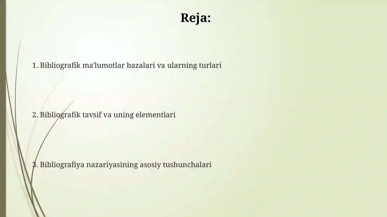 Bibliografiya nazariyasi 2