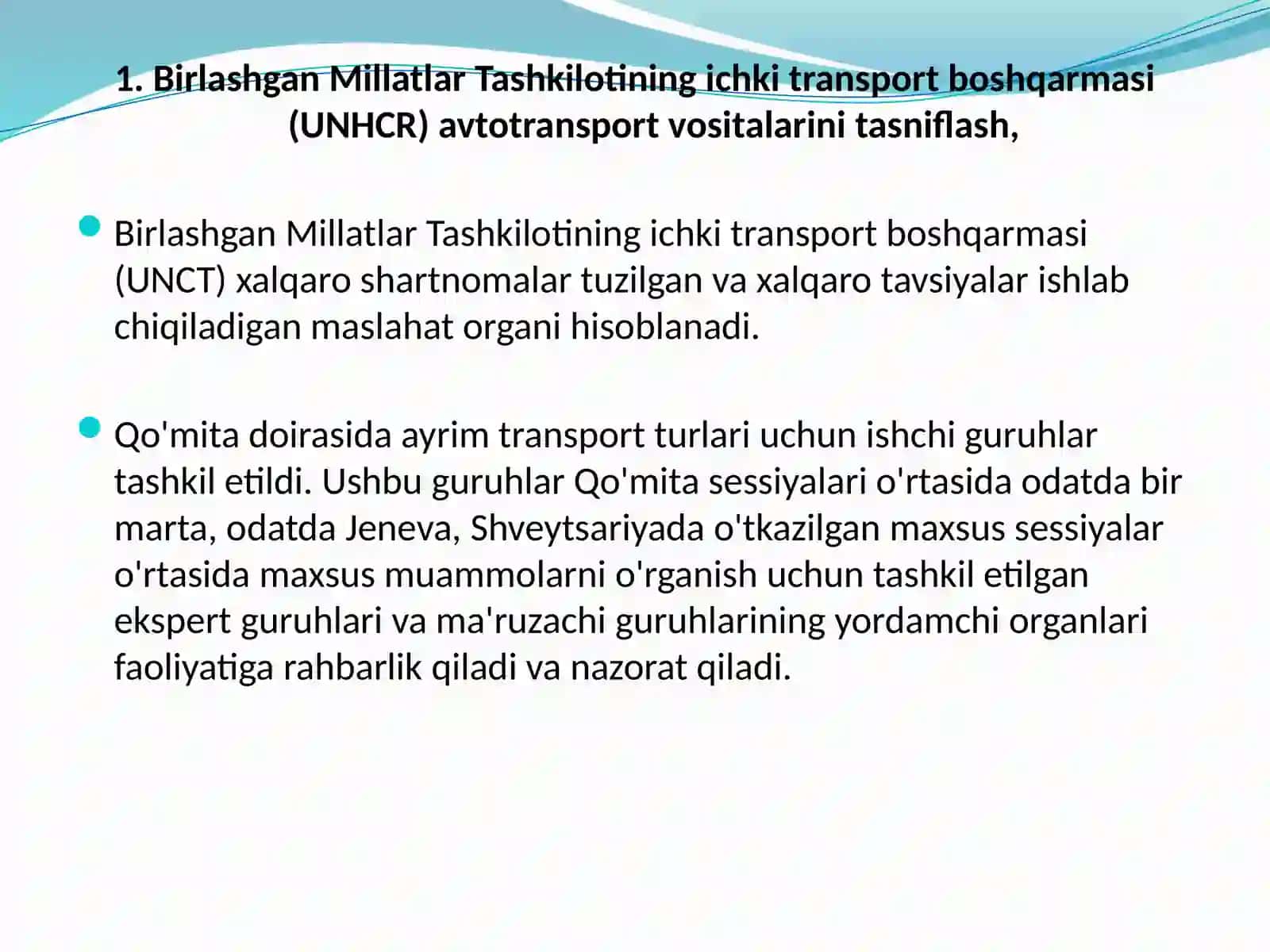 Avtomobil transporti harakati 2