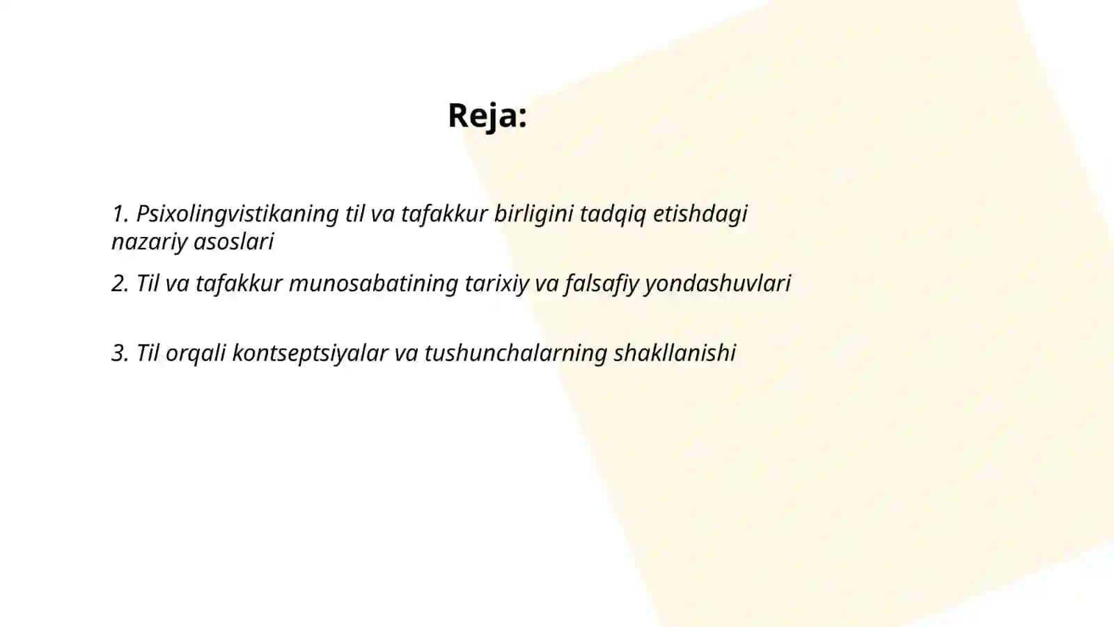 Psixolingvistika-til va tafakkur birligini yorituvchi soha sifatida 2