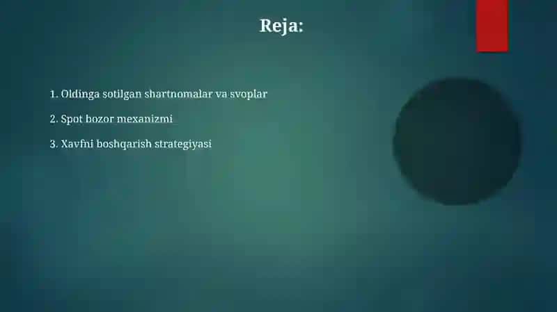 Xorijiy valyuta bozorlaridagi operatsiyalar 2