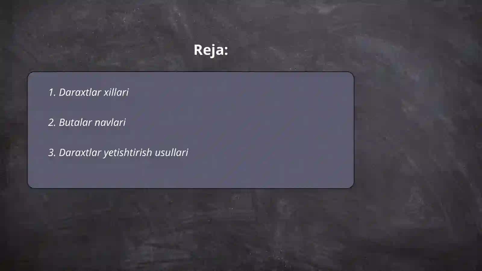 Daraxtlar xillari 2