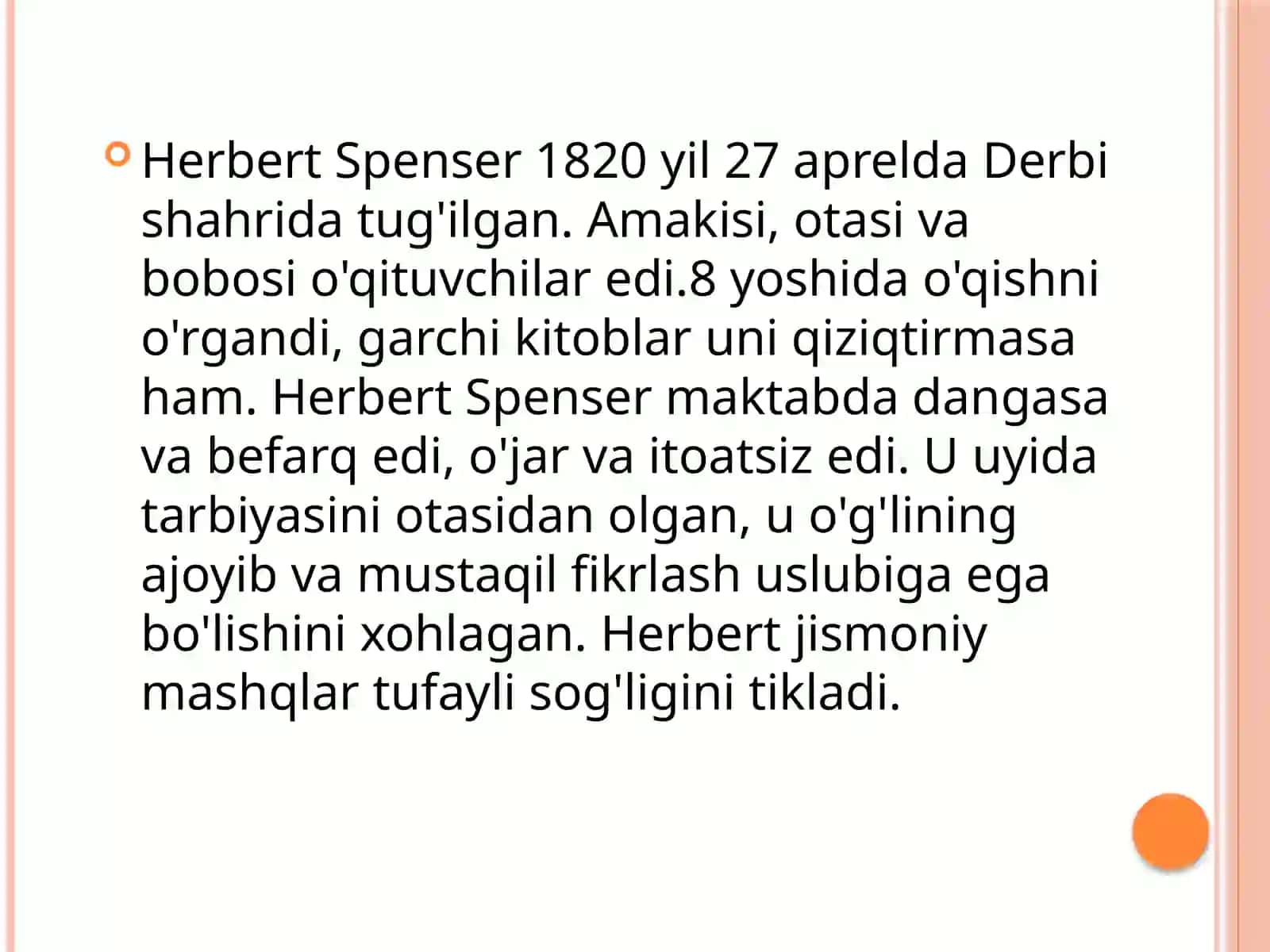 G.Spenserning “sintetik falsafa tizimi” asari 2