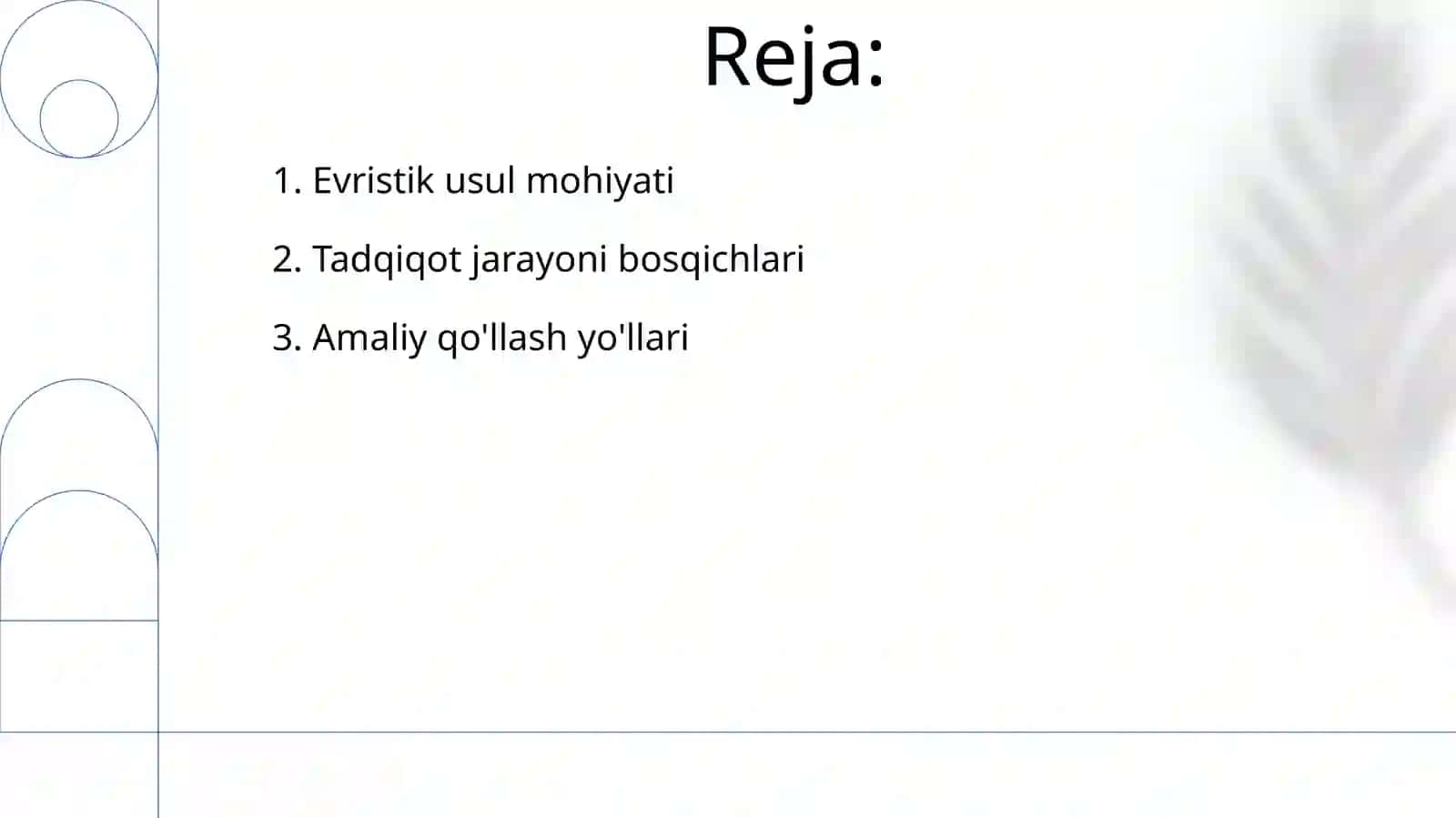 Matematikani o'qitishda evristik tadqiqot usullari 2