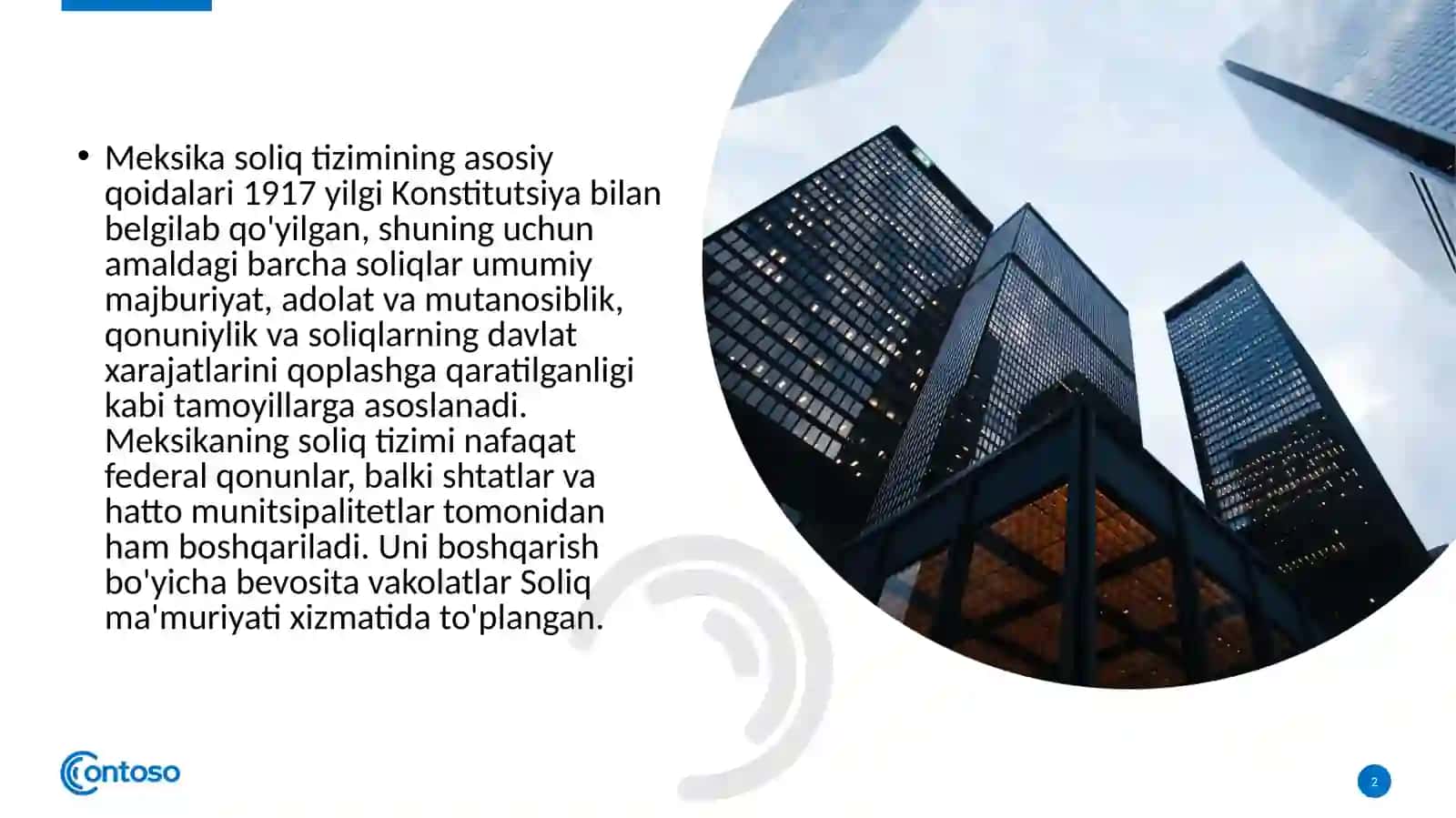 MEKSIKA SOLIQ TIZIMI 2