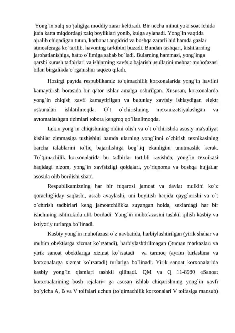 Yong'inni o'chirish modda va vositalari 2