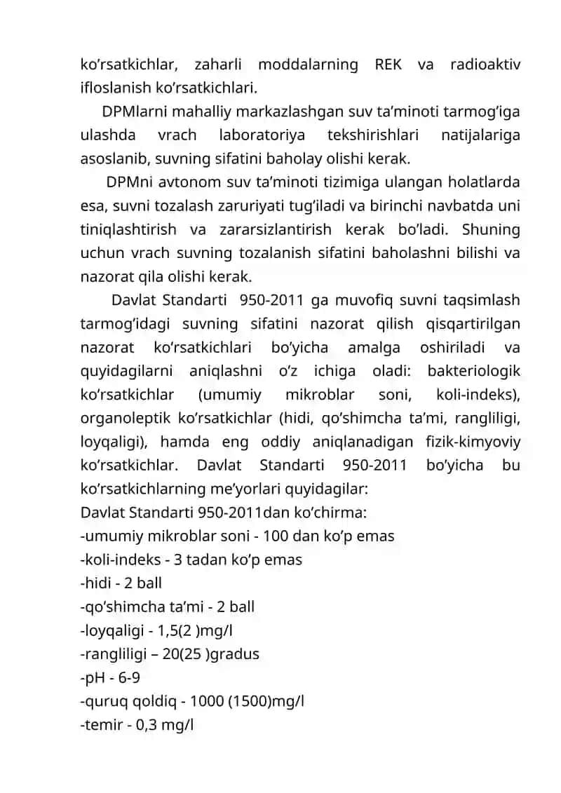 Davolash Profilaktik Massasalari (DPM) 2
