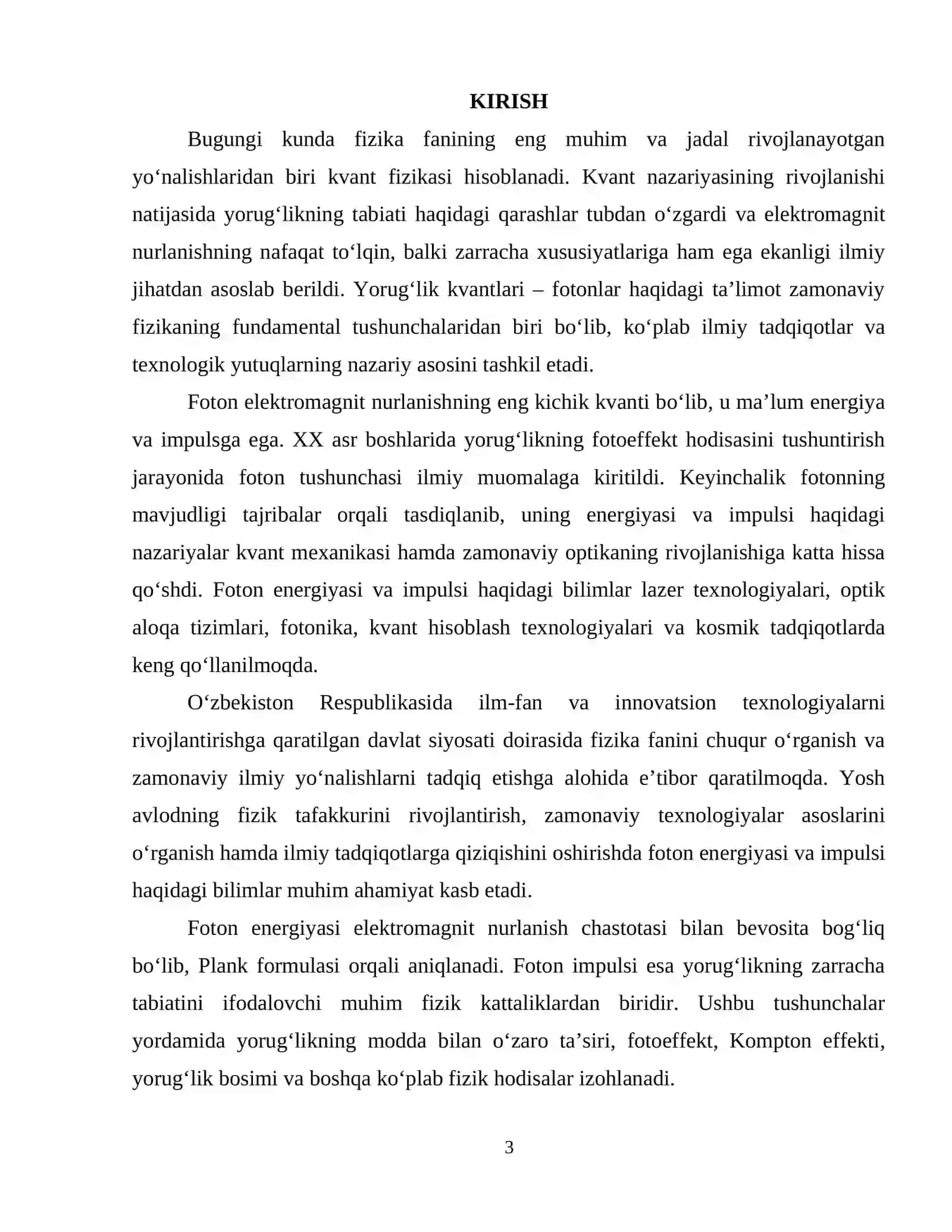 FOTON ENERGIYASI VA IMPULS TUSHUNCHASI 2