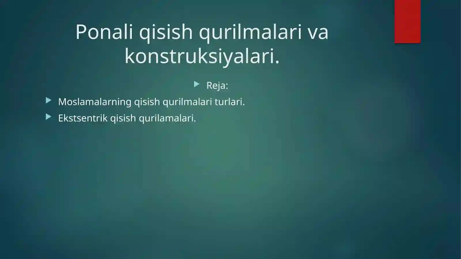 Moslamalarning qisish qurilmalari 2