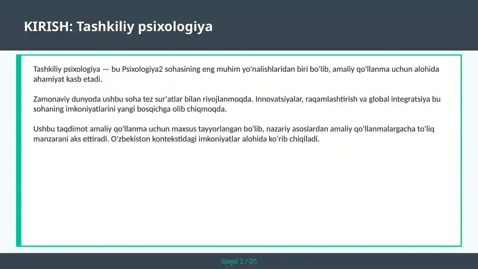 Tashkiliy psixologiya 2