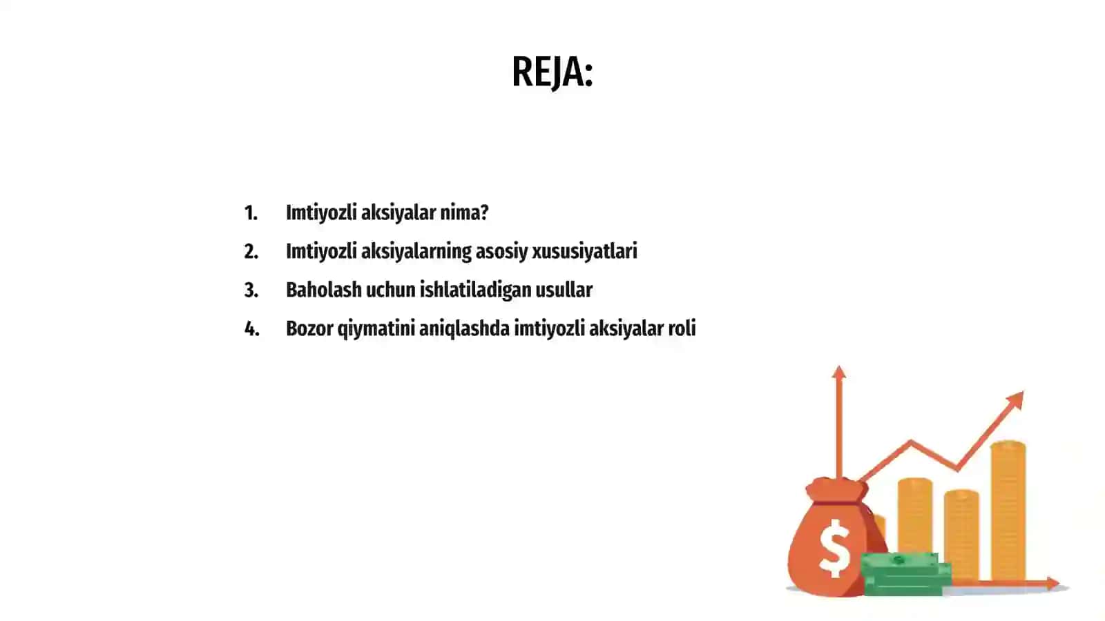 Imtiyozli aksiyalarni baholash 2