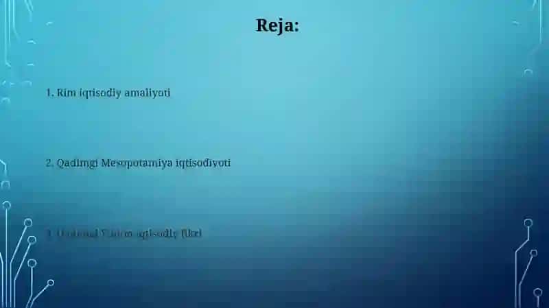 Antikdunyoiqtisodiyqarashlar 2