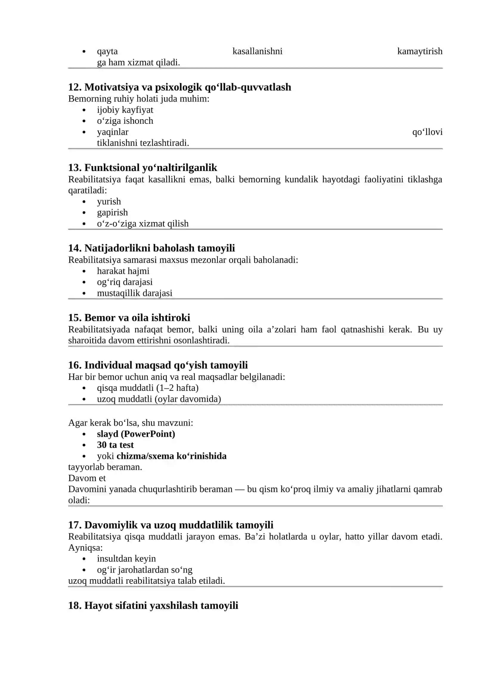 Reabilitatsiya tamoyillari 2