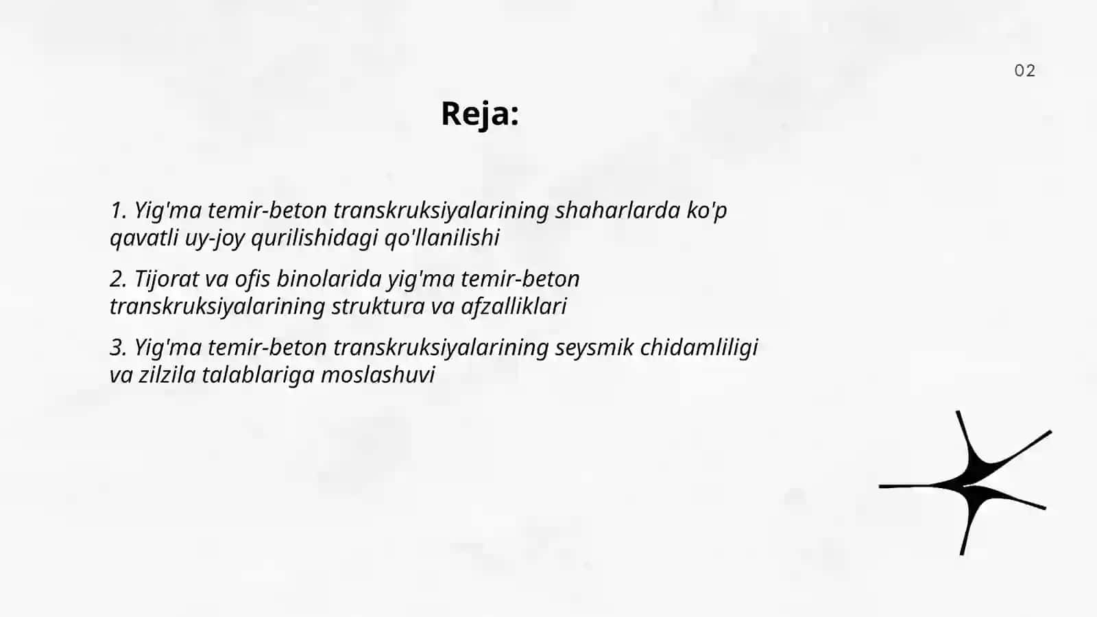 Yig'ma temir-beton transkruksiyalarining qo'llanilishi 2