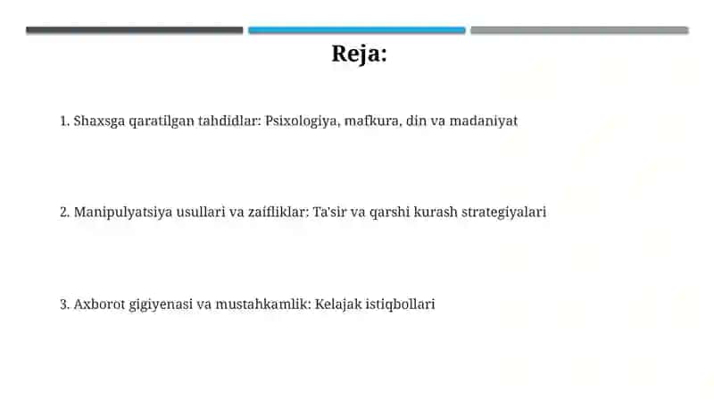 Shaxsga qaratilgan axborot xurujlari 2