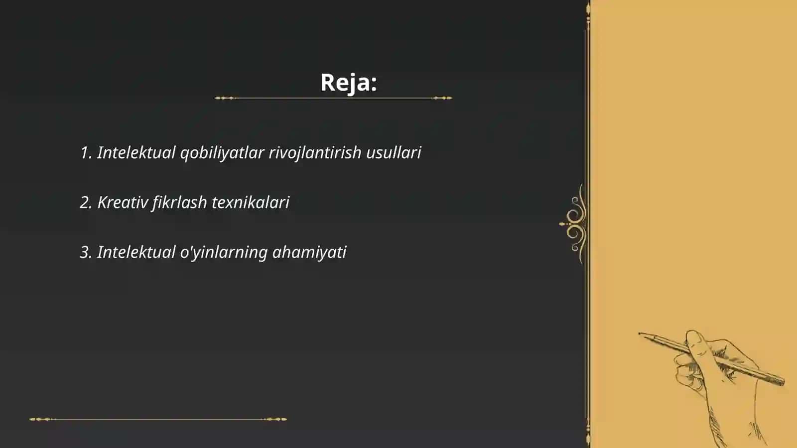 Intelekt va Kreativlik 2