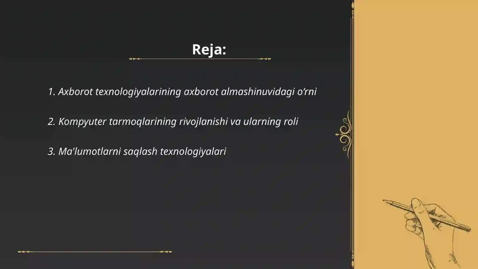 Axborot komunikat-sion texnalogiyalarning roli 2