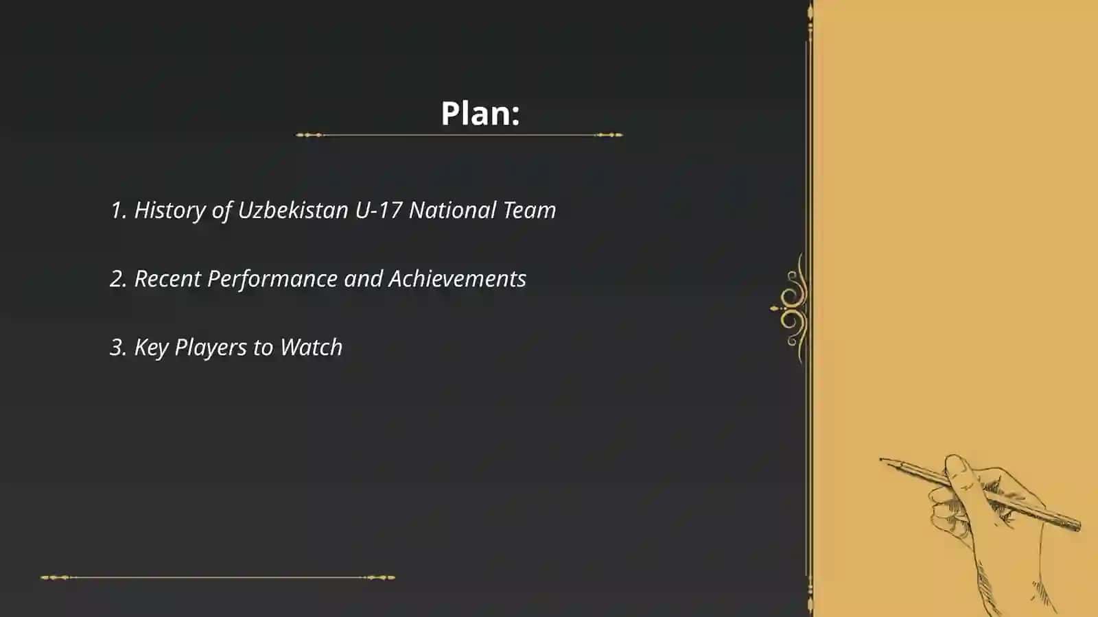 Uzbekistan U-17 National Team Asian Road to chepion 2