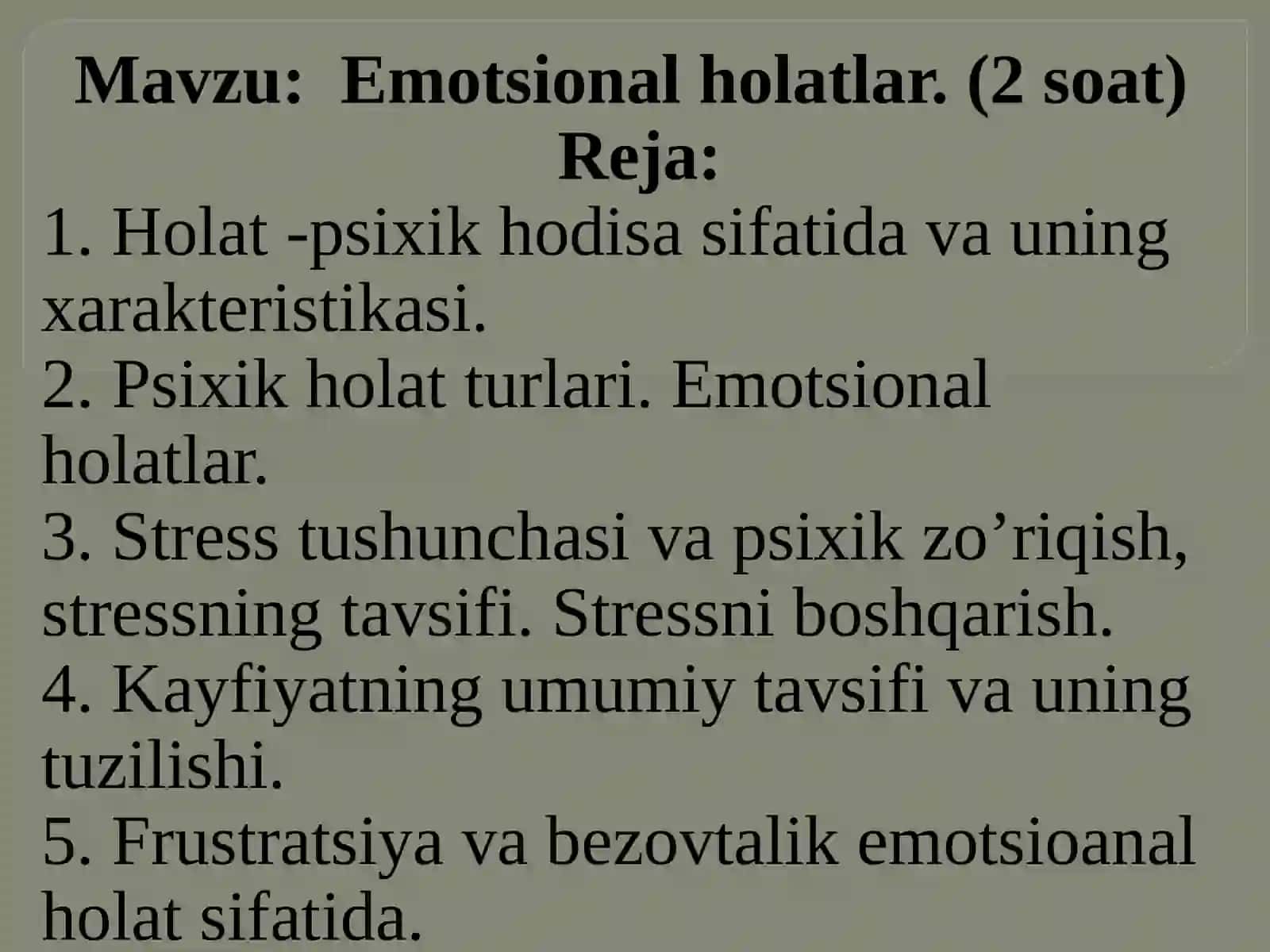 Umumiy psixologiya 2