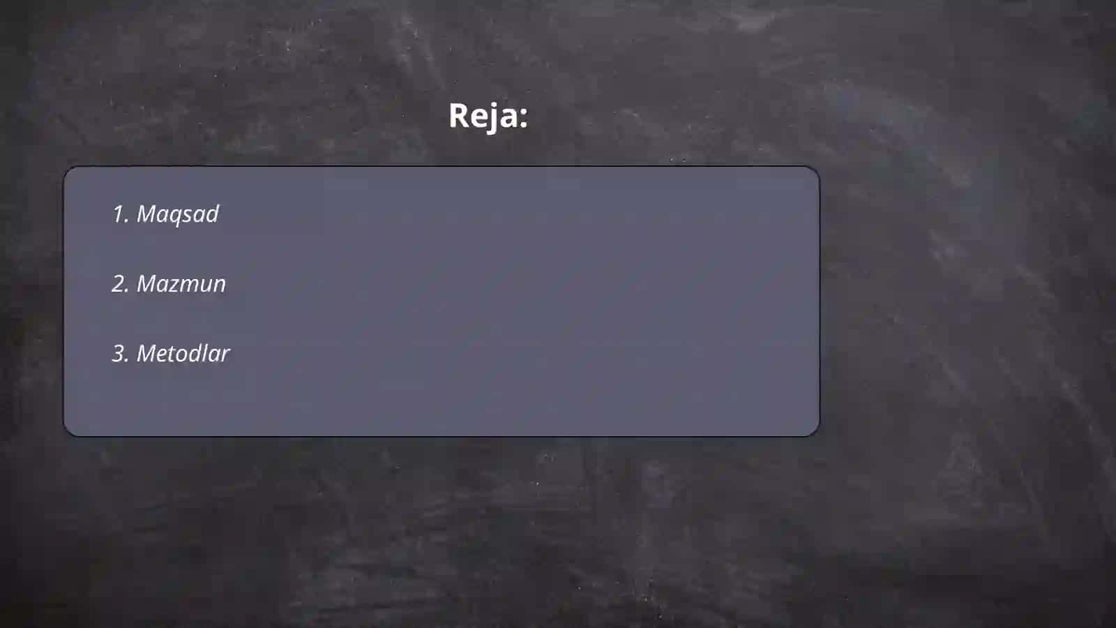 Didaktikaning asosiy kategoriyalari 2